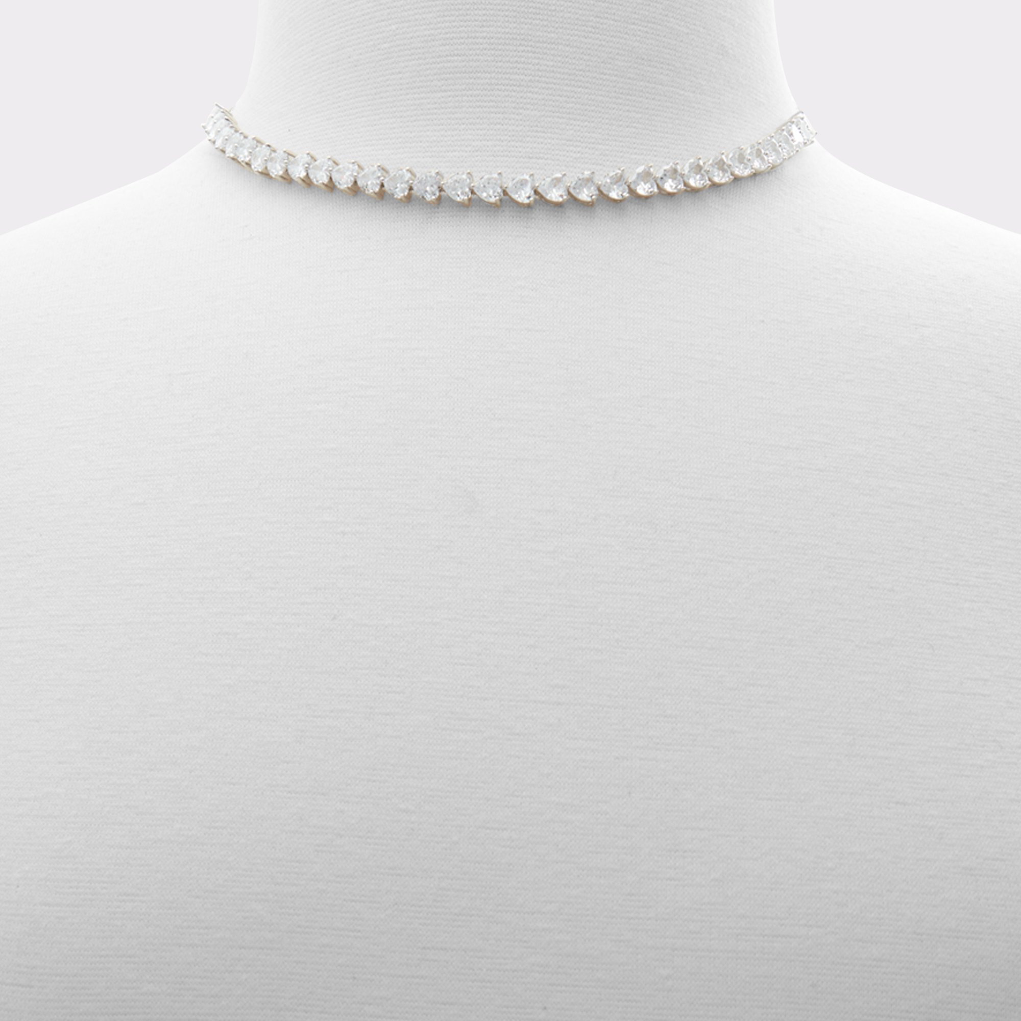 Amorio Silver-Clear Multi Women Necklaces