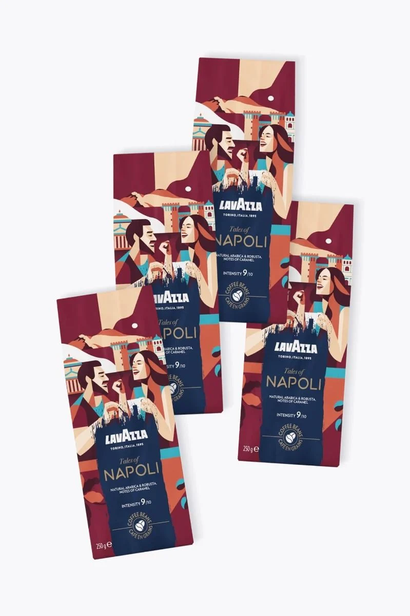 Lavazza Tales of Italy Napoli Vorteilspaket 1kg