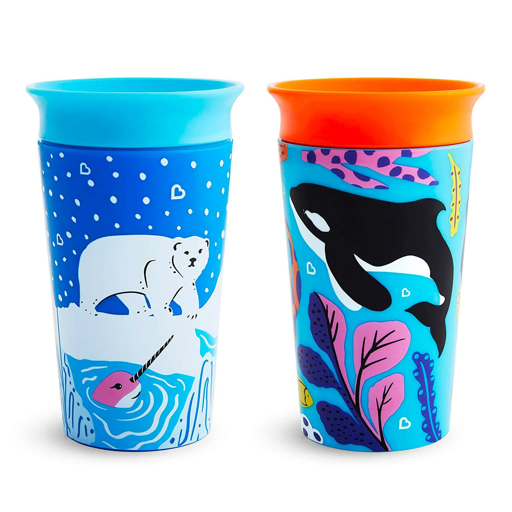 Munchkin Verre Miracle® 360° WildLove 9oz Paquet de 2