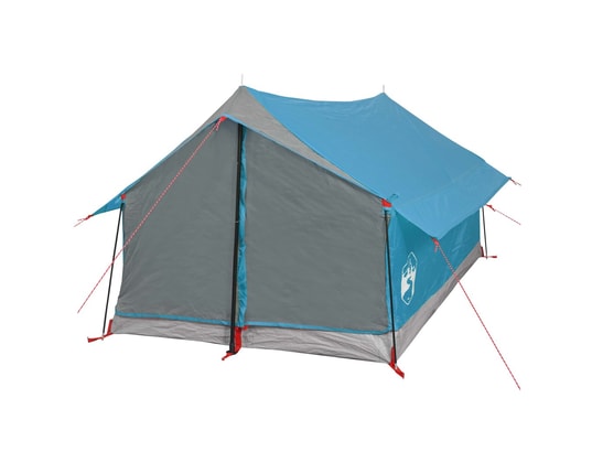 VIDAXL - Pack camping Tente de camping 2 personnes bleu 193x122x96 cm taffetas 18...
