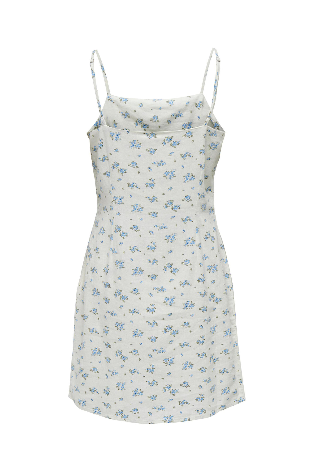 Vestido de linho com alças