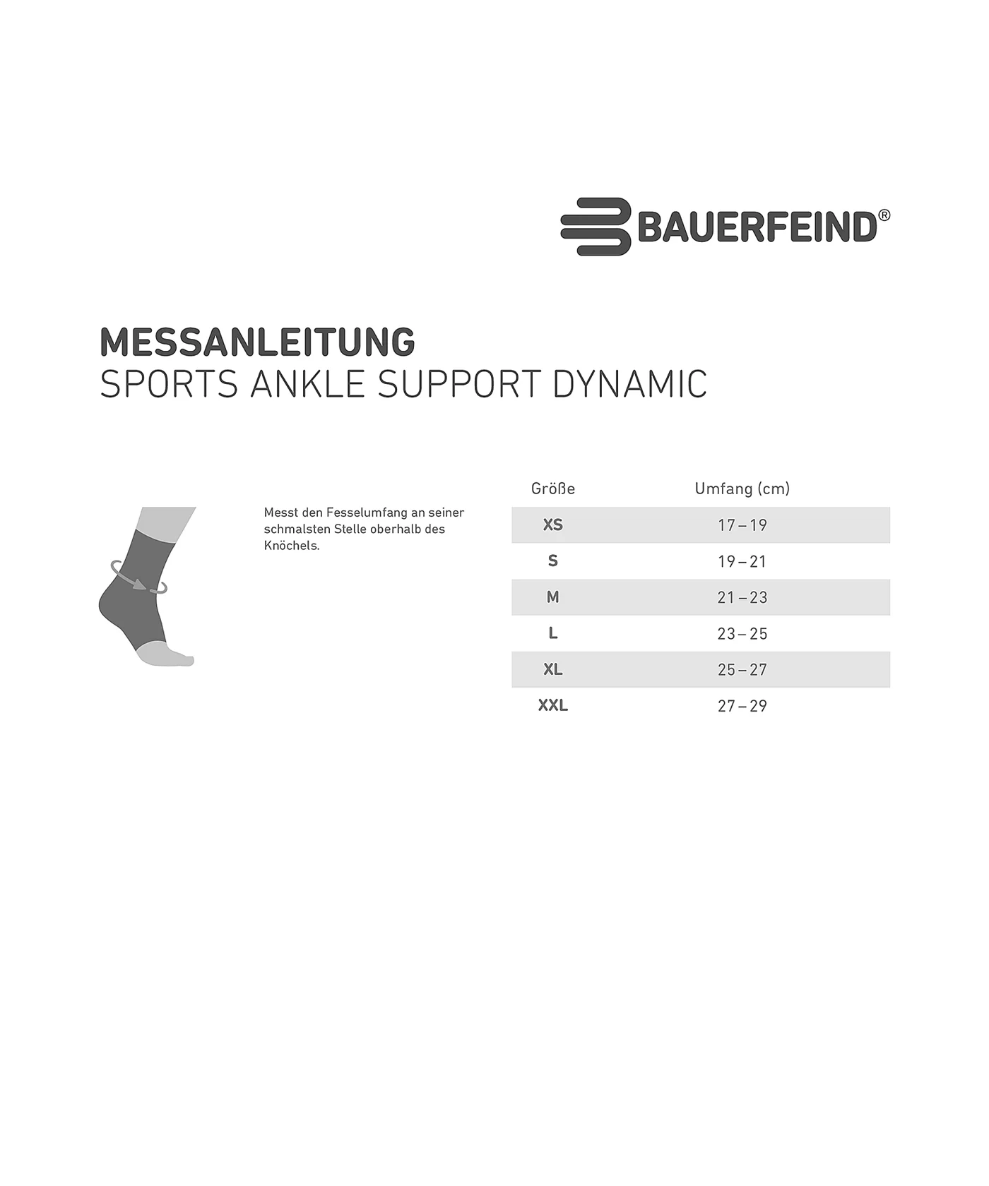 Bauerfeind Knee Support Bandage Schwarz