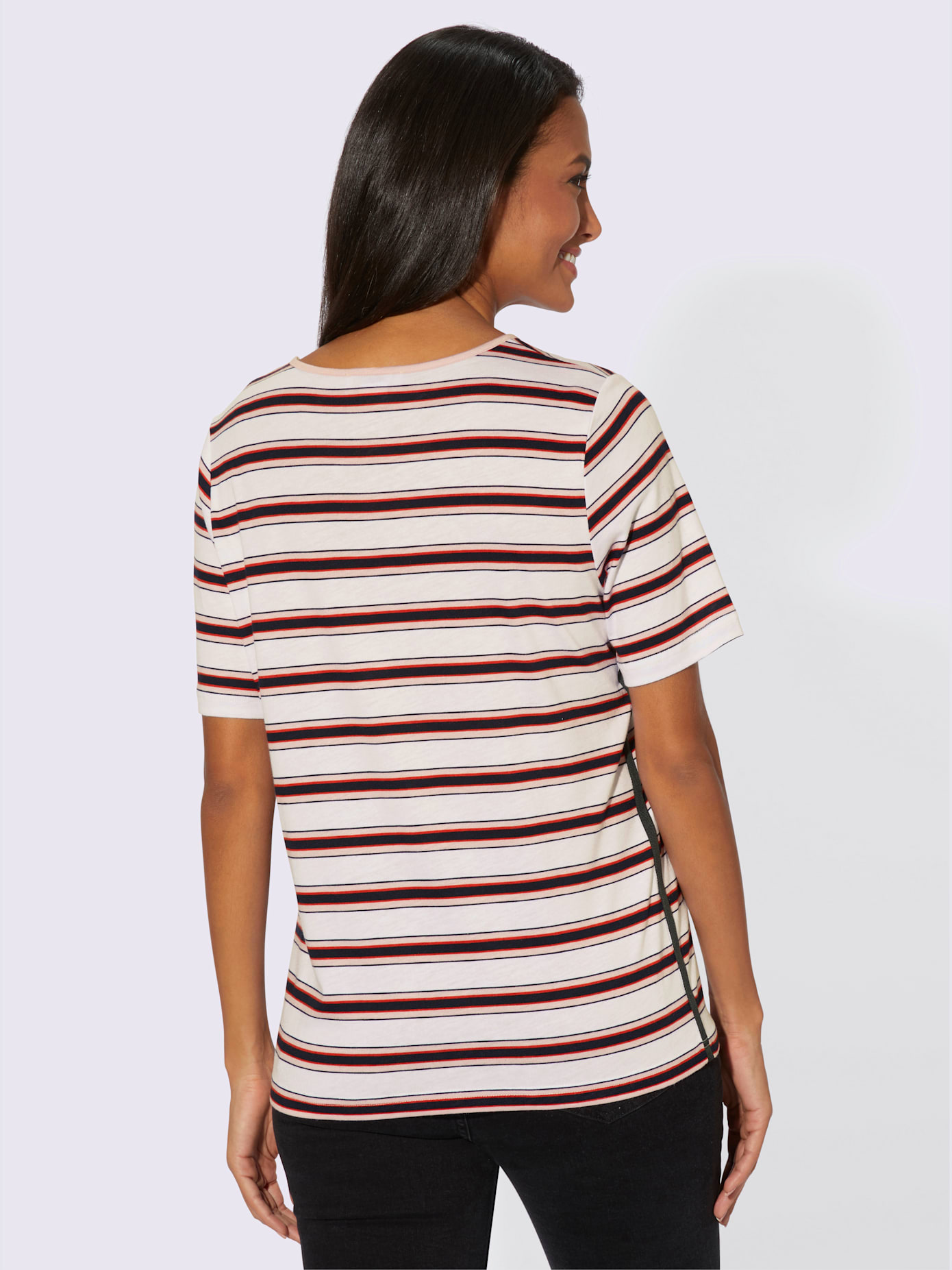 T-shirt à rayures 50% coton