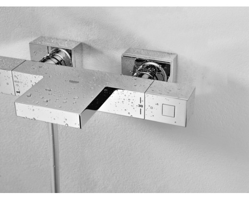GROHE badkraan met thermostaat GROHTHERM CUBE chroom 34497000