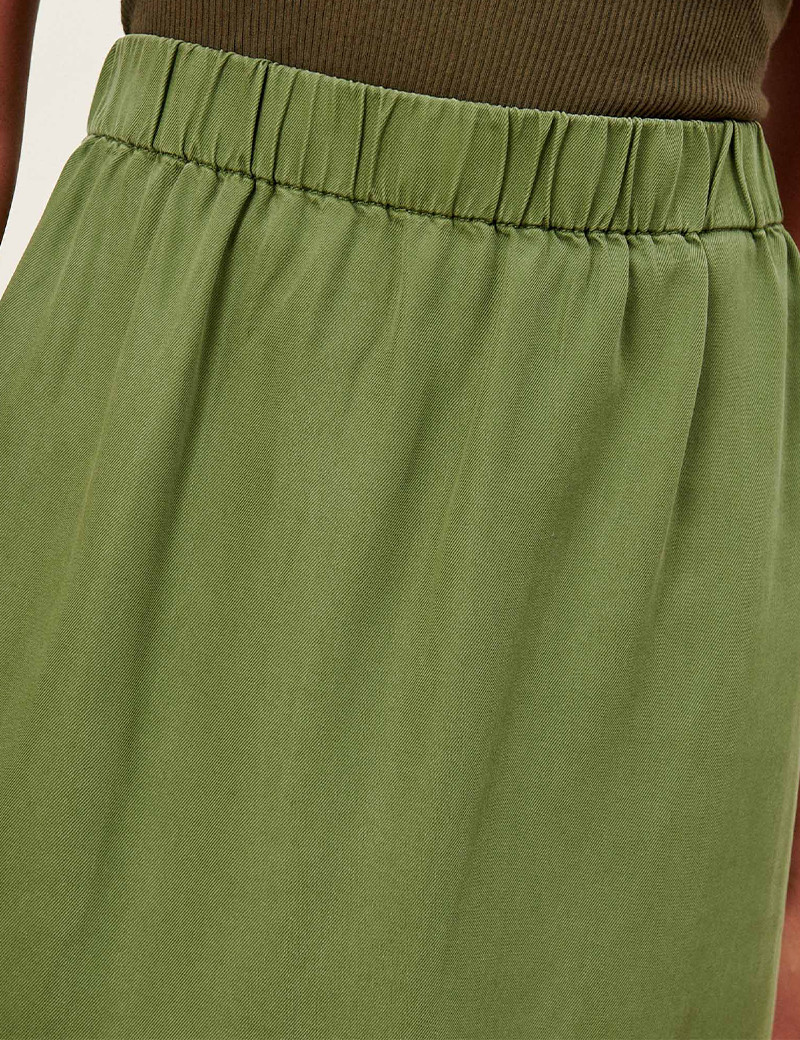 LAB DIP JUPE MIDI FEMME KAKI