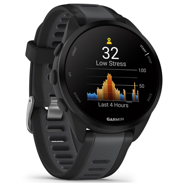 Montre cardio GPS GARMIN FORERUNNER 165 BLACK/SLATE GREY