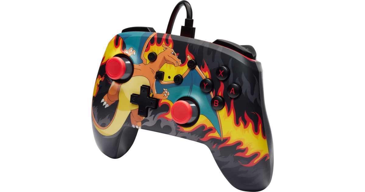 PowerASwitch Wired Controller Charizard  (Zwart/oranje)