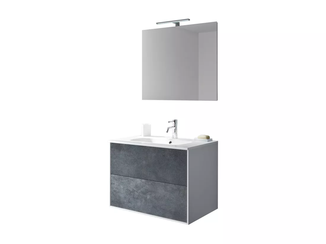 Ensemble de salle de bain 4 pièces IGEA blue pierre