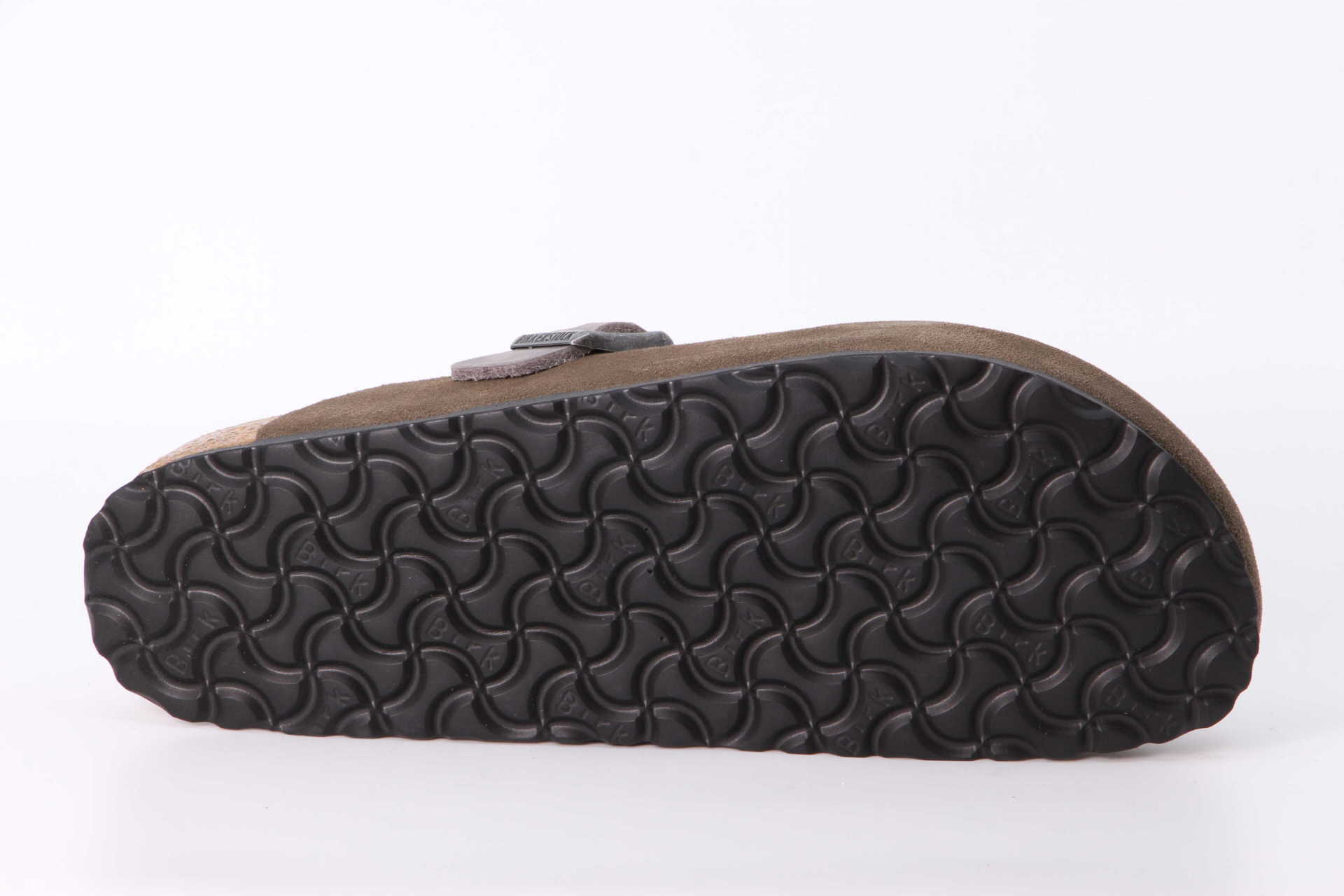 Birkenstock Boston Suede schmal concrete grey