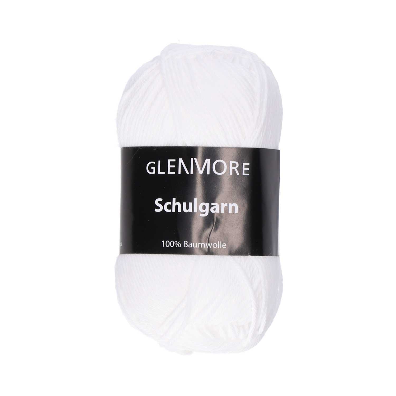 Schulgarn *GlenMore* 50g weiß