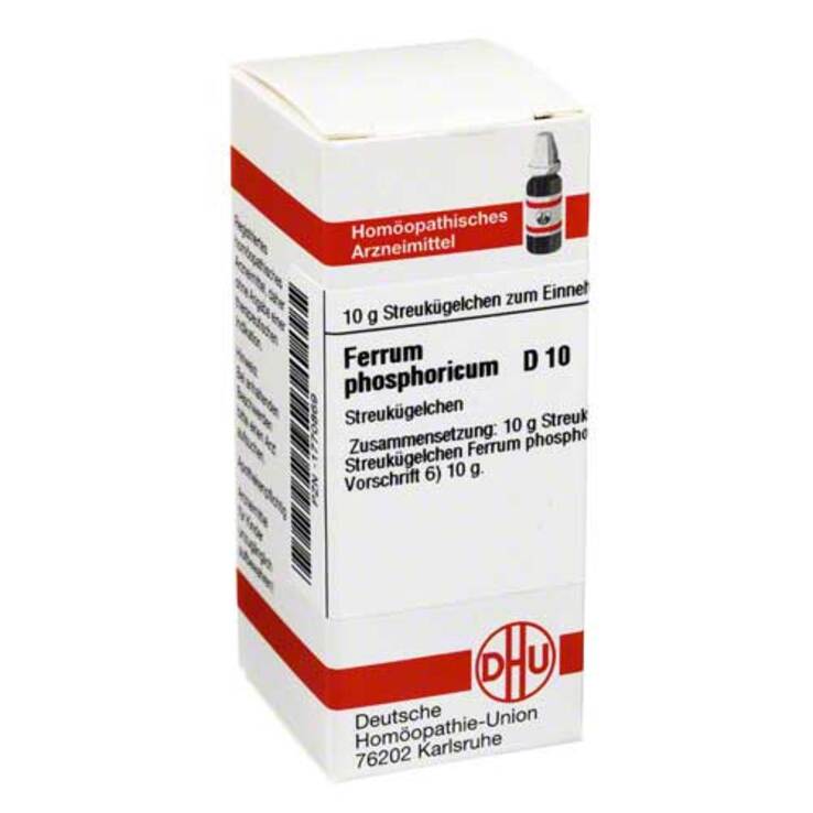DHU Ferrum phosphoricum D 10 Globuli, 10 g