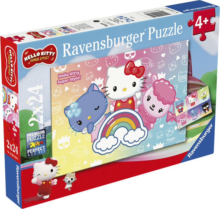 Ravensburger puslespil Ass Ravnsburger 2x24 brikker