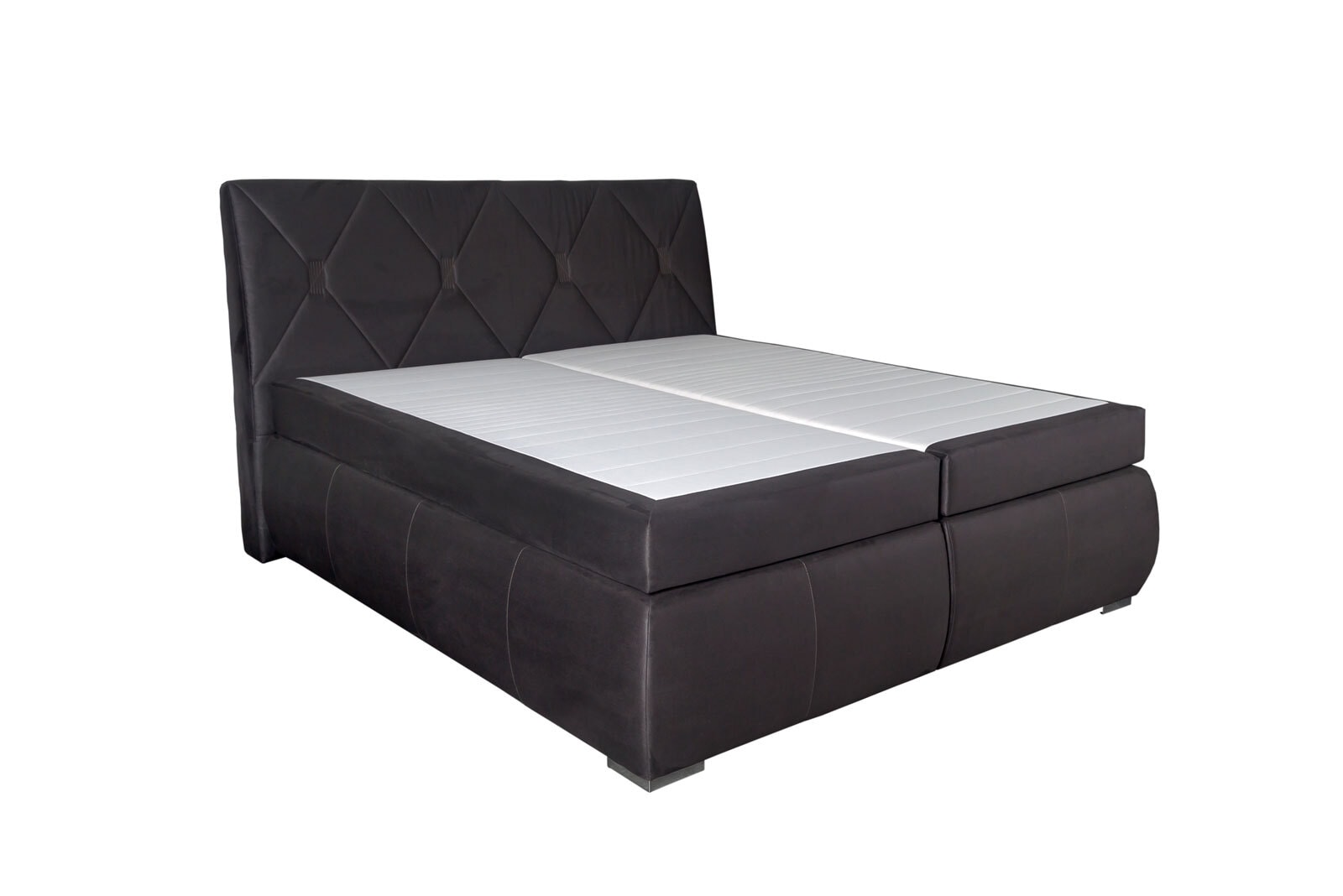 Boxspringbett Vetto Anthrazit ca. 180 x 200 cm