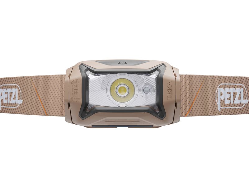 Petzl Stirnlampe Tikka Core Braun, 450 lm Einfach zu bedienende kompakte Stirnlampe