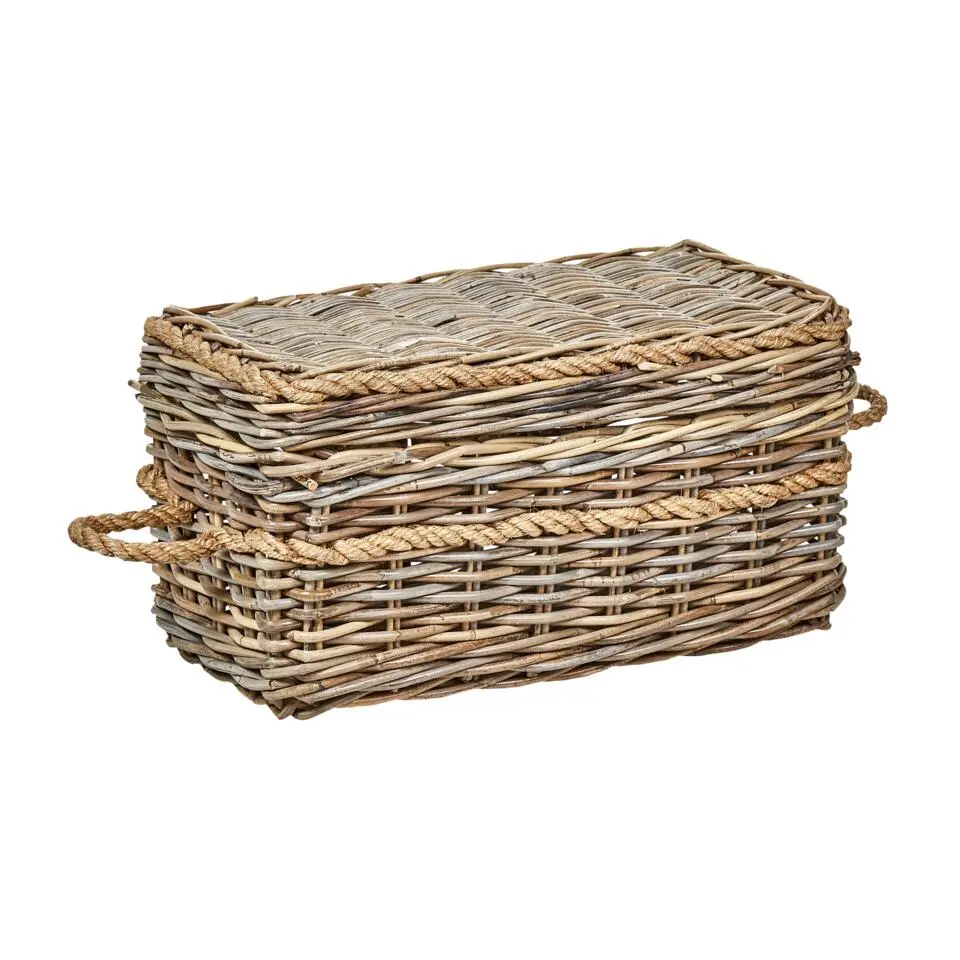 GERASA - Dozen set van 3 - Natuurlijk - Rotan