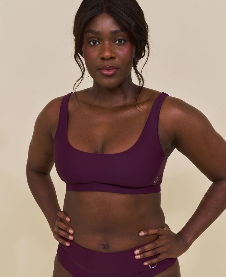 Cartel Copenhagen Agung sporty bikini top - Deep Deep