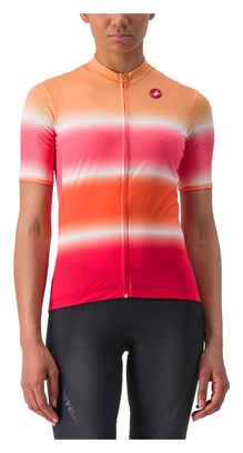 Maillot Manches Courtes Femme Castelli Dolce Orange/Rose