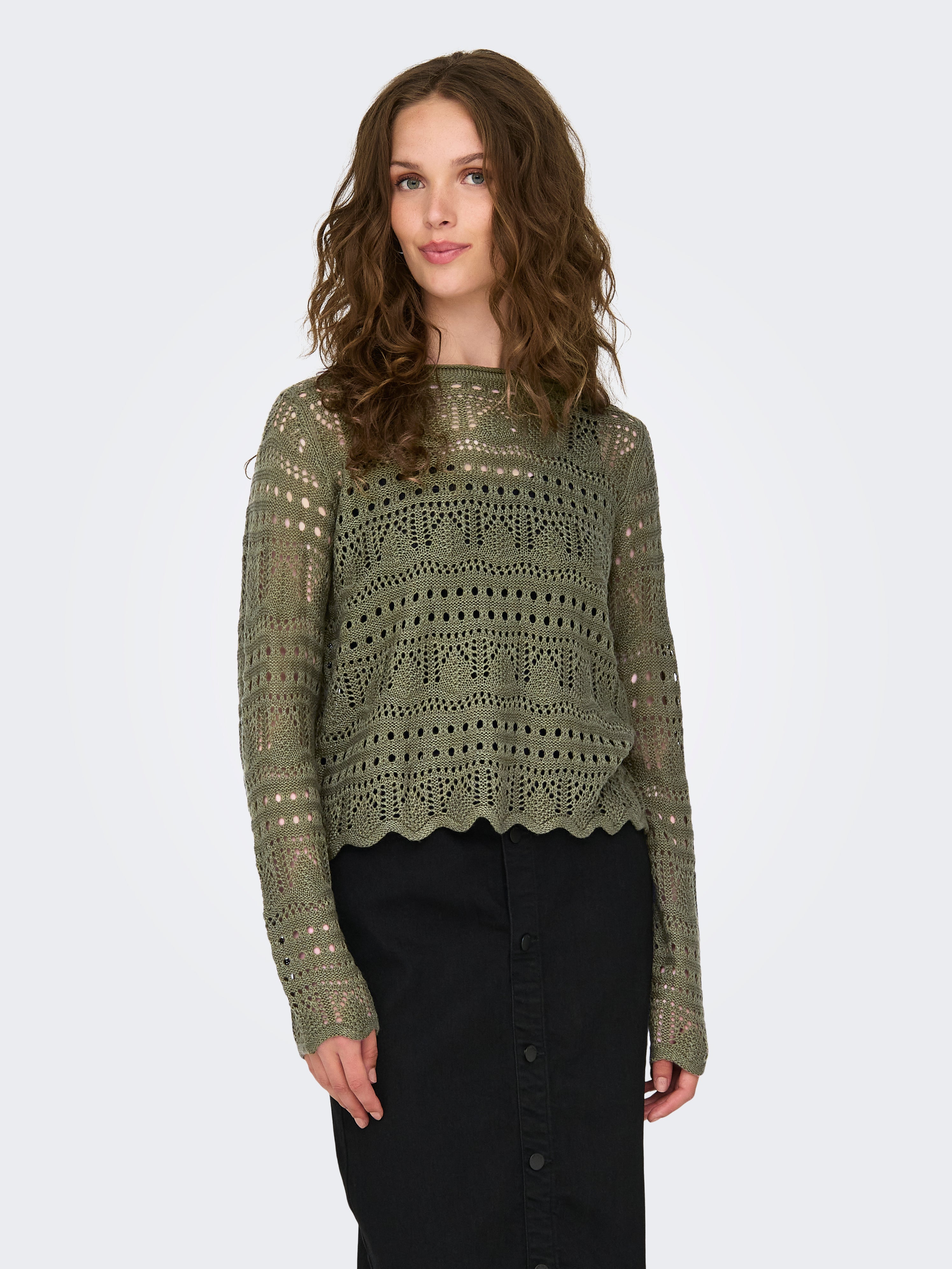 JDYSUN Strickpullover Ivy Green