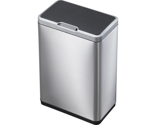 EKO Mirage sensor-geactiveerde prullenbak, 2 compartimenten, 20 liter, mat roestvrij staal