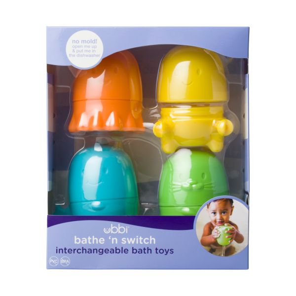 Ubbi Verwisselbaar Badspeeltje 4 Stuks