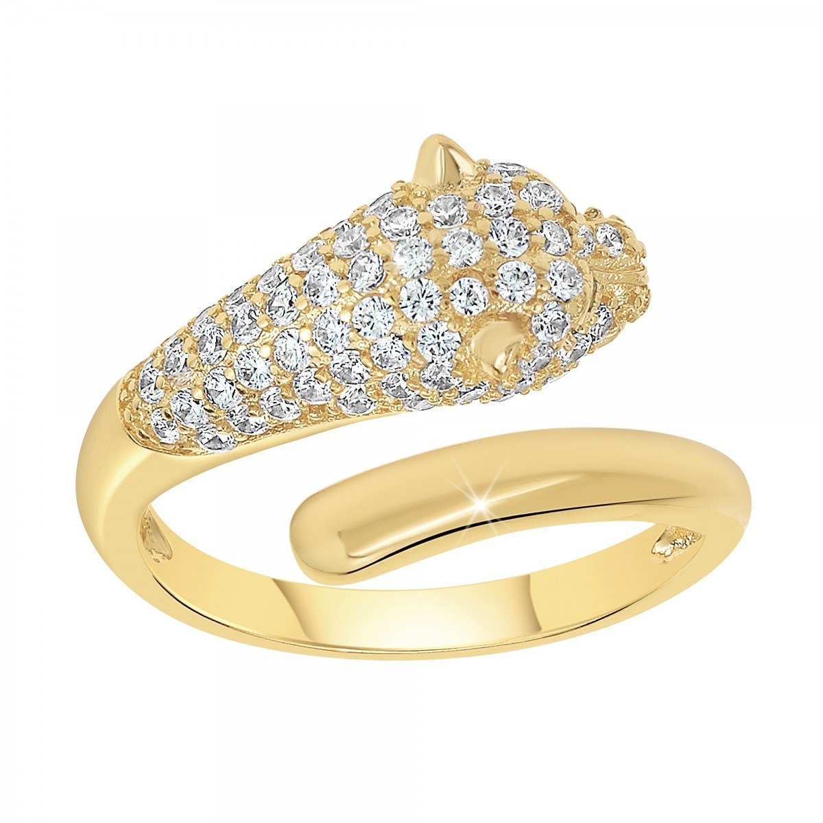 Bague léopard ajustable par SC Bohème