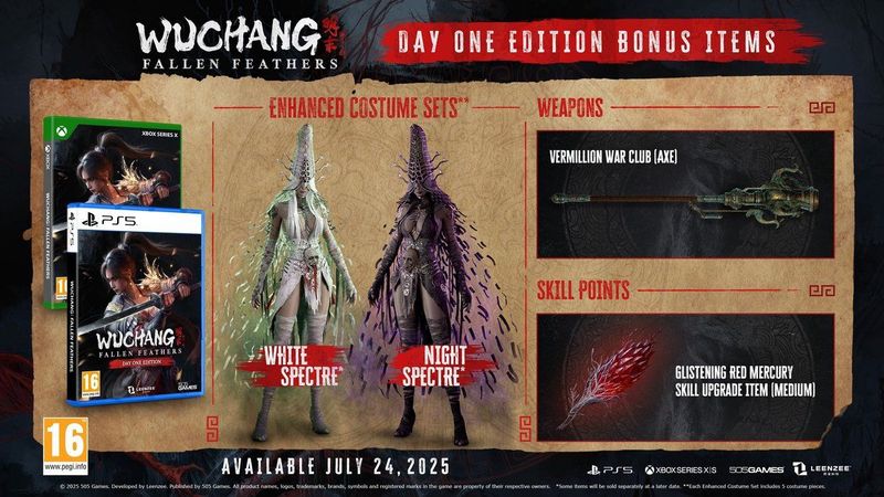 WUCHANG - Fallen Feathers - PC Game - Actie-RPG - Donker - Shu