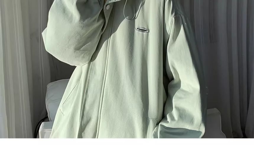 Nikoflin - Fleece gevoerde capuchonjas met rits