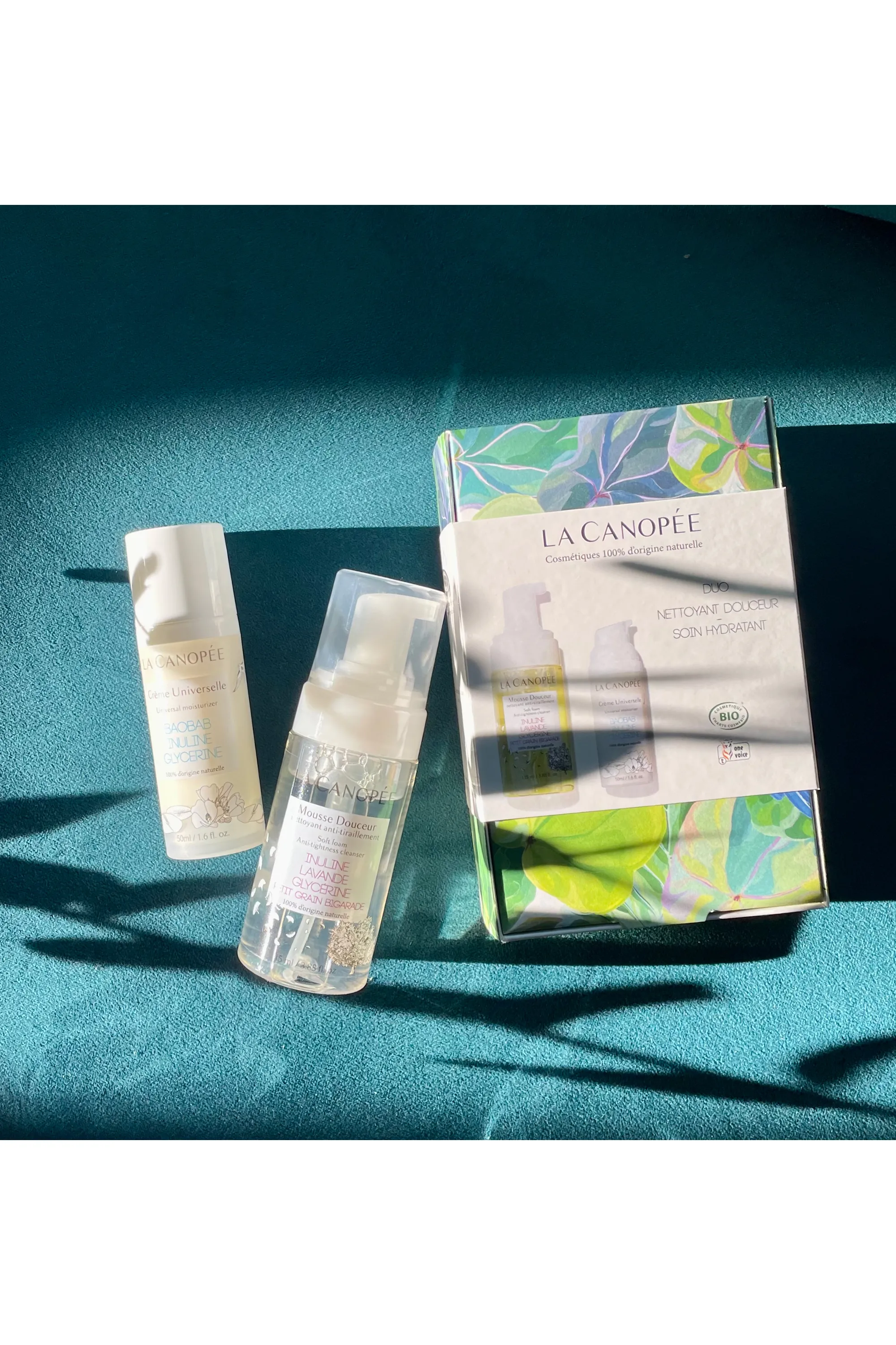 La Canopée Duo nettoyant douceur et soin hydratant pour peaux sensibles-165 ml