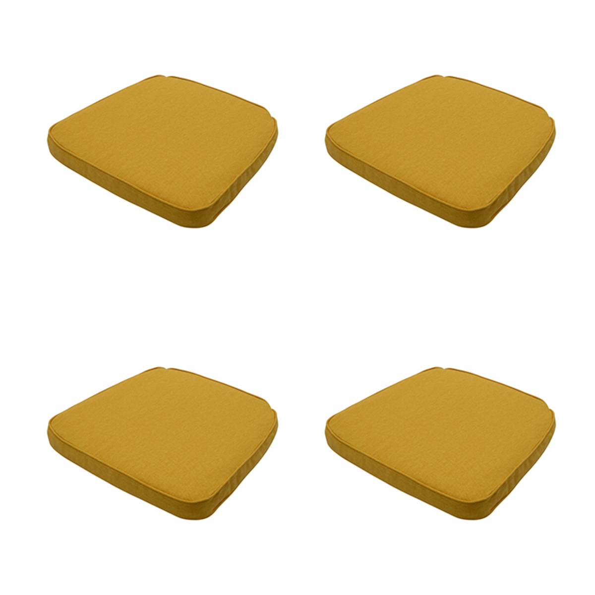 Madison Gold canvas eco+ Zitkussen - Set van 4
