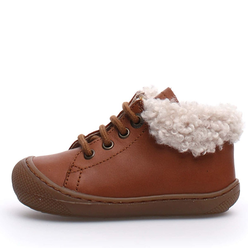 Naturino Naturino Cocoon Supersouple Coco Two Fourré Cognac