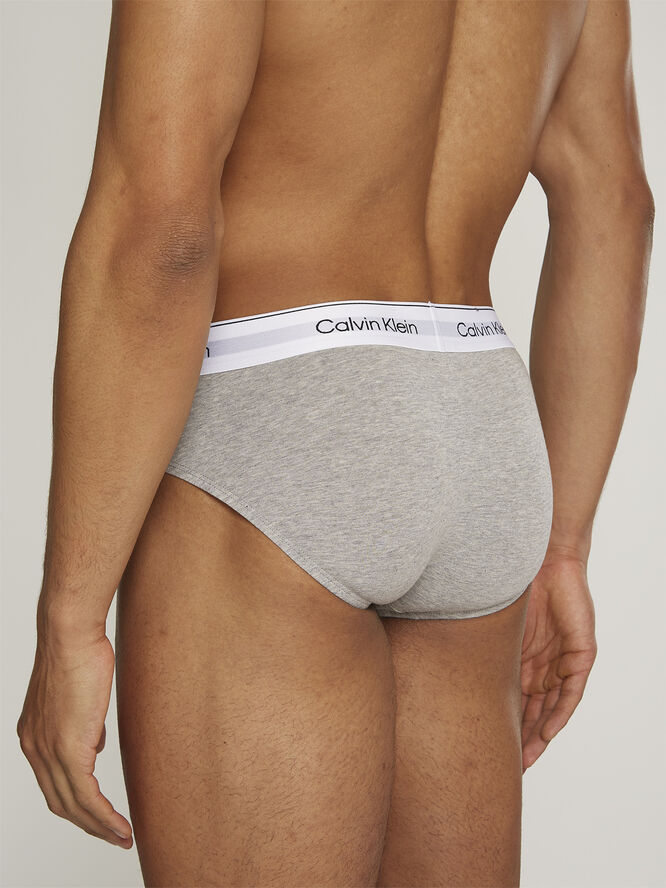 Calvin Klein HIP BRIEF 3PK Grey heather, white, black