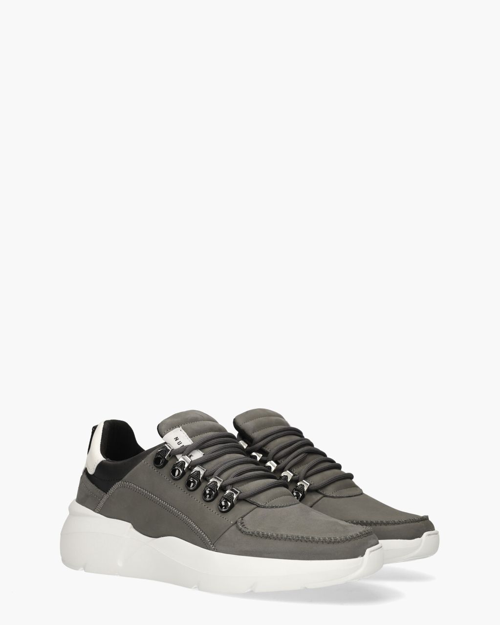 Nubikk Roque Roman Donkergrijs Herensneakers