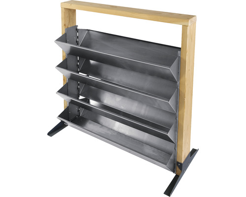 Verhoogd bed verticaal bed bellissa Inalto M8 100 x 50 x 100 cm zilver