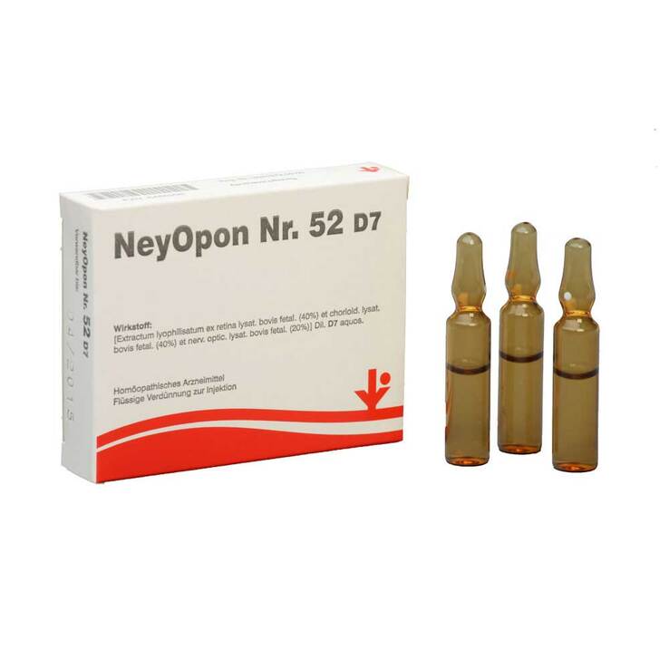 Neyopon Nr.52 D 7 Ampullen, 5X2 ml