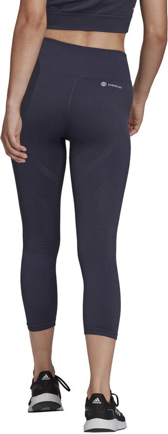adidas Aeroknit Yoga Seamless 7/8 træningstights Blå