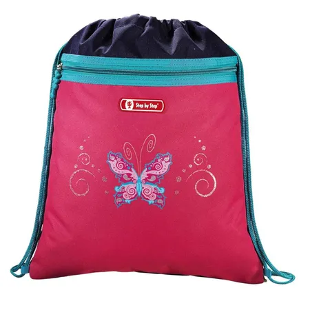 Step by Step Schulranzen-Set TOUCH DIN Butterfly Dancer, 5-teilig