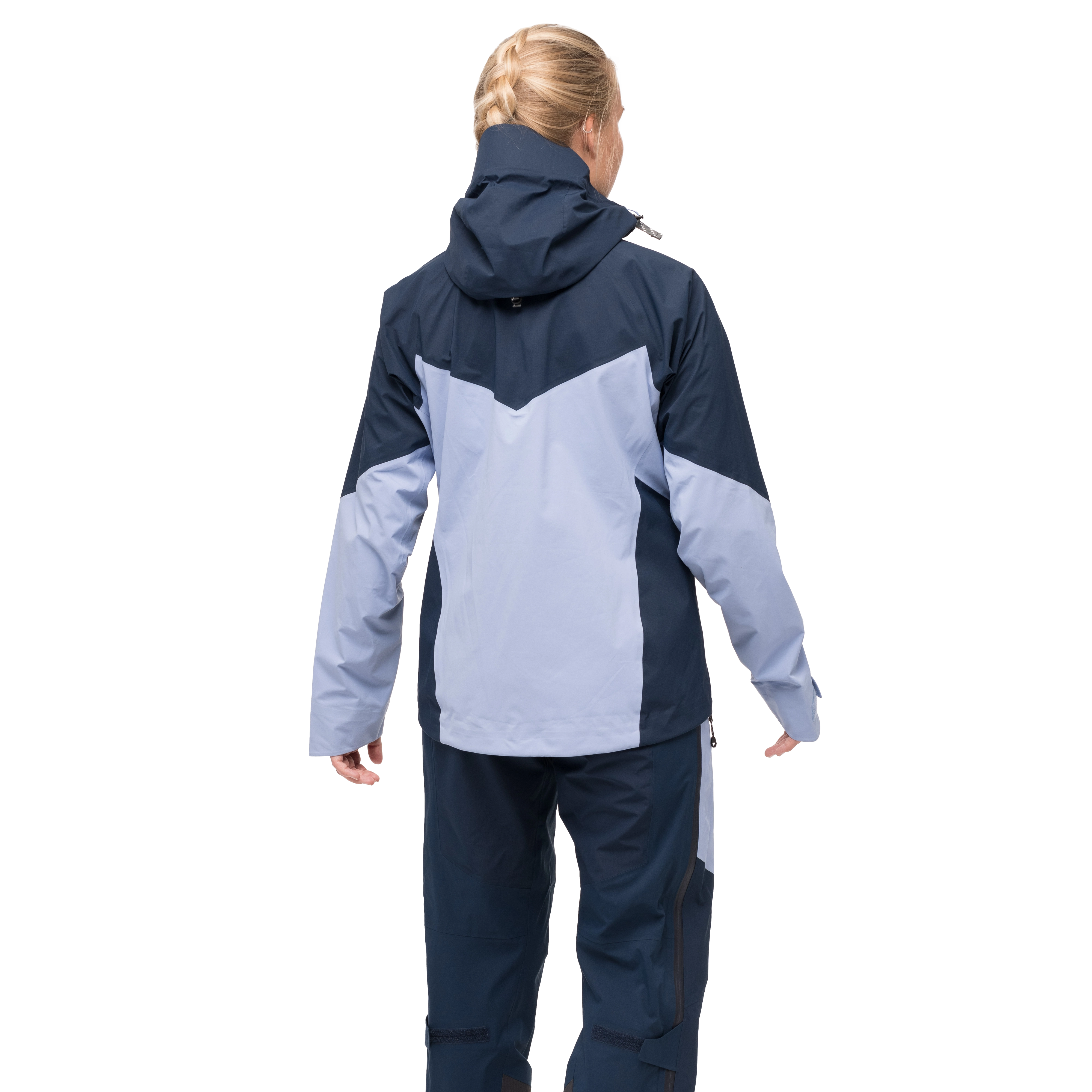 Tind 3L Shell Jacket Women Blueberry Milk / Navy Blue
