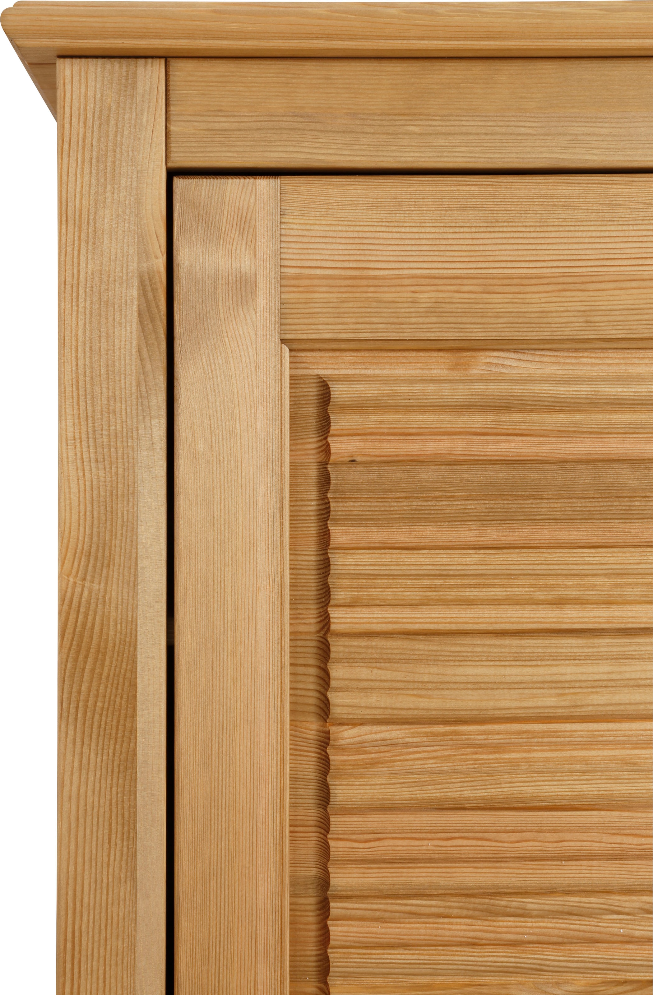 Home affaire Vitrine »Rauna Vitrinenschrank, Stauraumchrank« Höhe 180 cm, aus massiver Kiefer, FSC®-zertifiziert