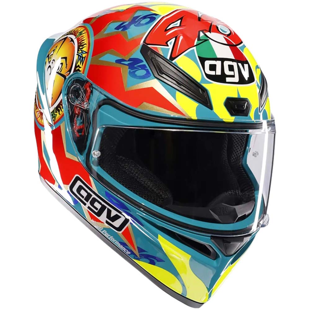 AGV - Casque K1 S Rossi Mugello 1999 Orange / Bleu / Jaune