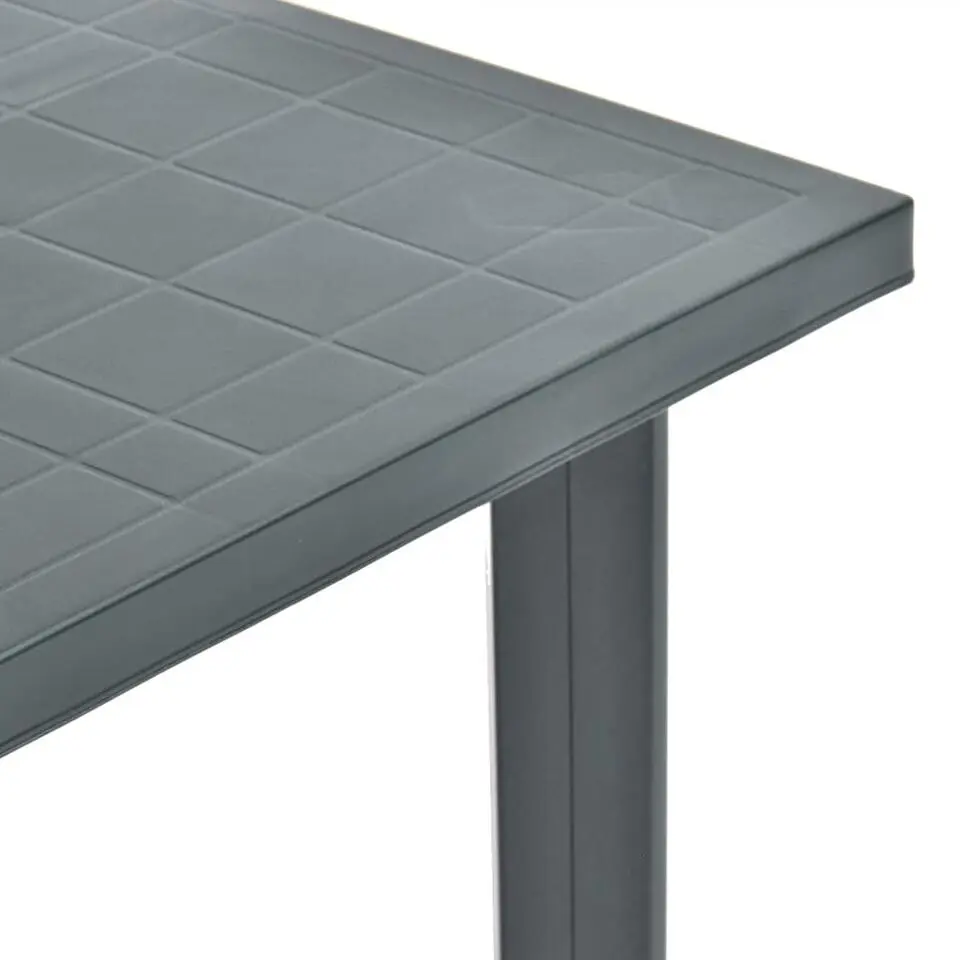 vidaXL - Tuintafel - Groen - Kunststof