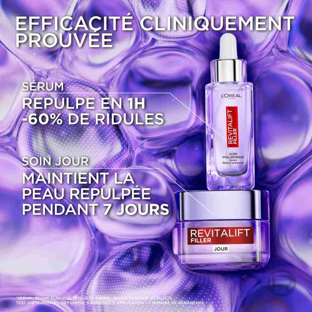Revitalift Filler Routine anti-âge repulpante enrichie à l’Acide