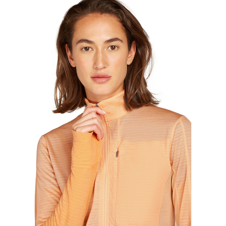 Icebreaker Damen 200 Realfleece Descender Half Zip Pullover