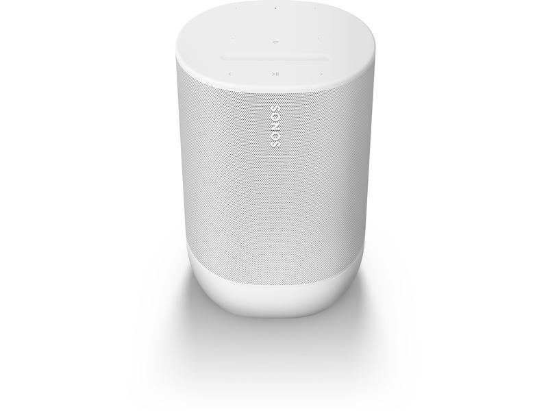 Sonos Smart Speaker Move 2 Weiss Komplett überarbeiteter, leistungsstarker Smart Speaker