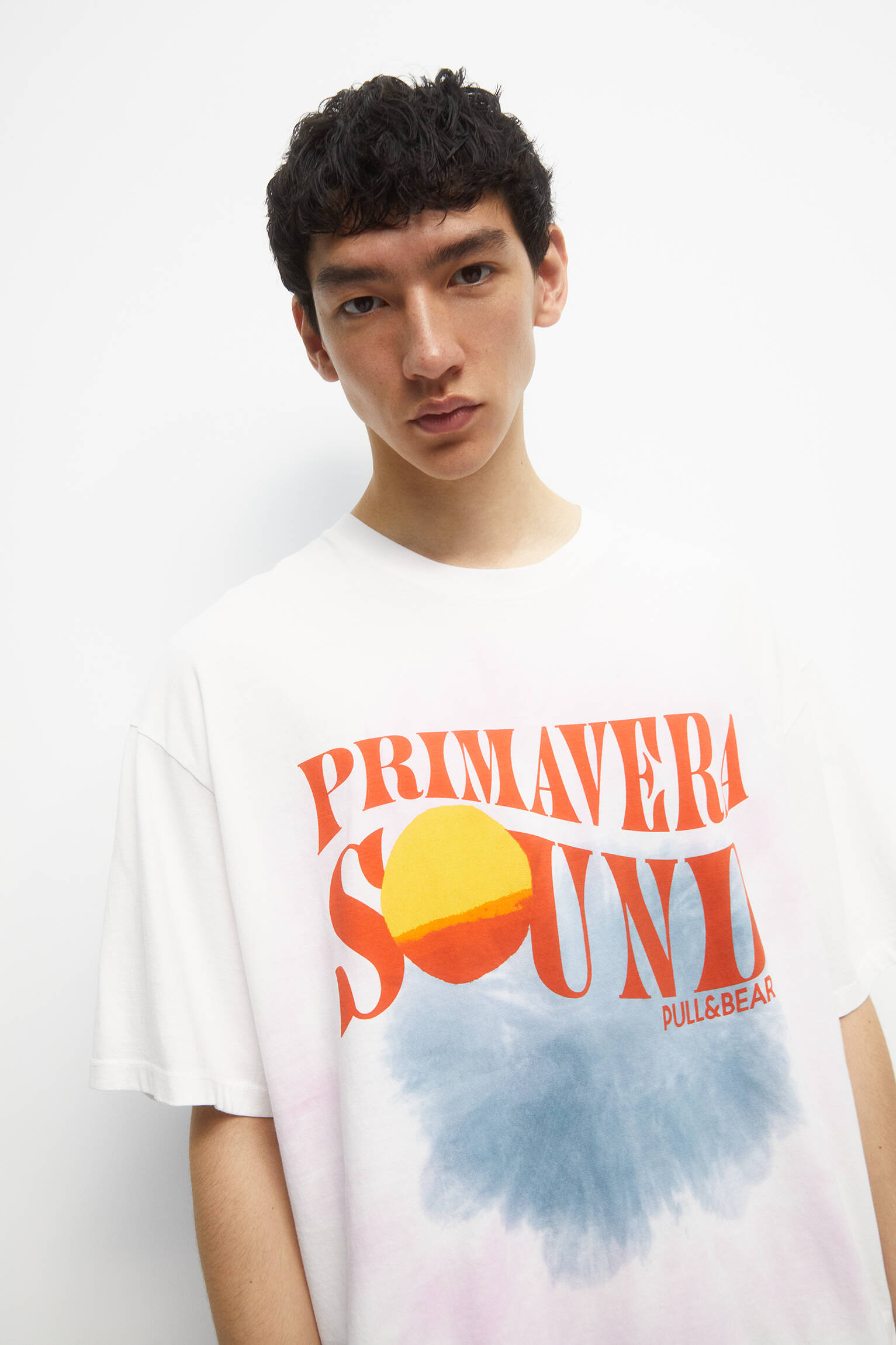 CAMISETA TIE-DYE SPRING SOUND - BRANCA SUJA