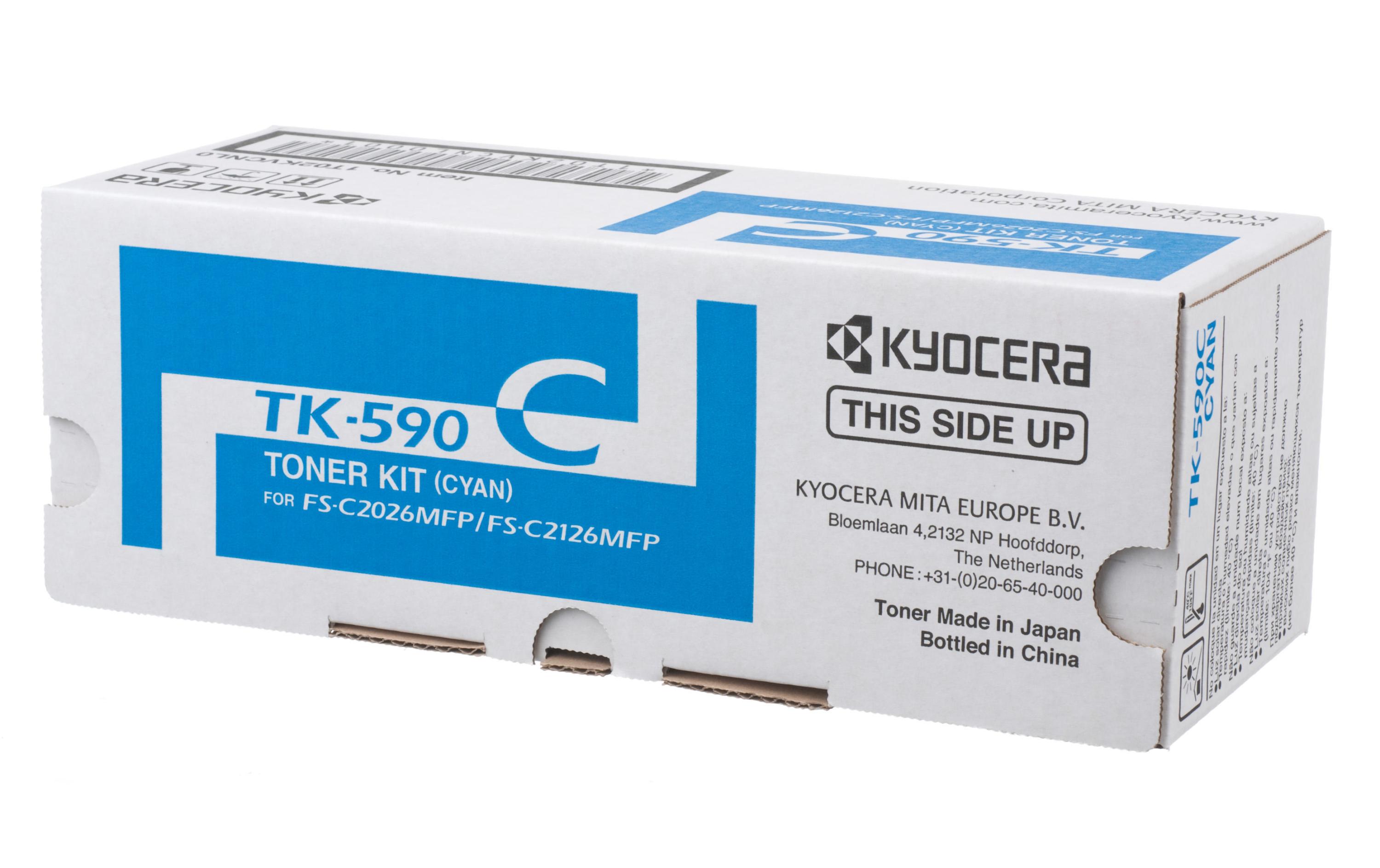 Toner TK-590C Cyan<br>Original-Toner, cyan