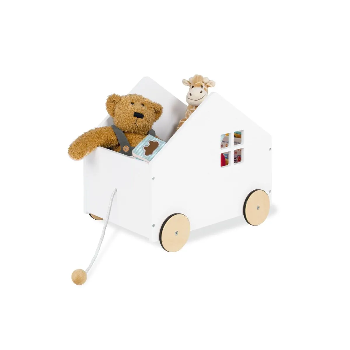 Pinolino Coffre sur roulettes Hydda - Blanc