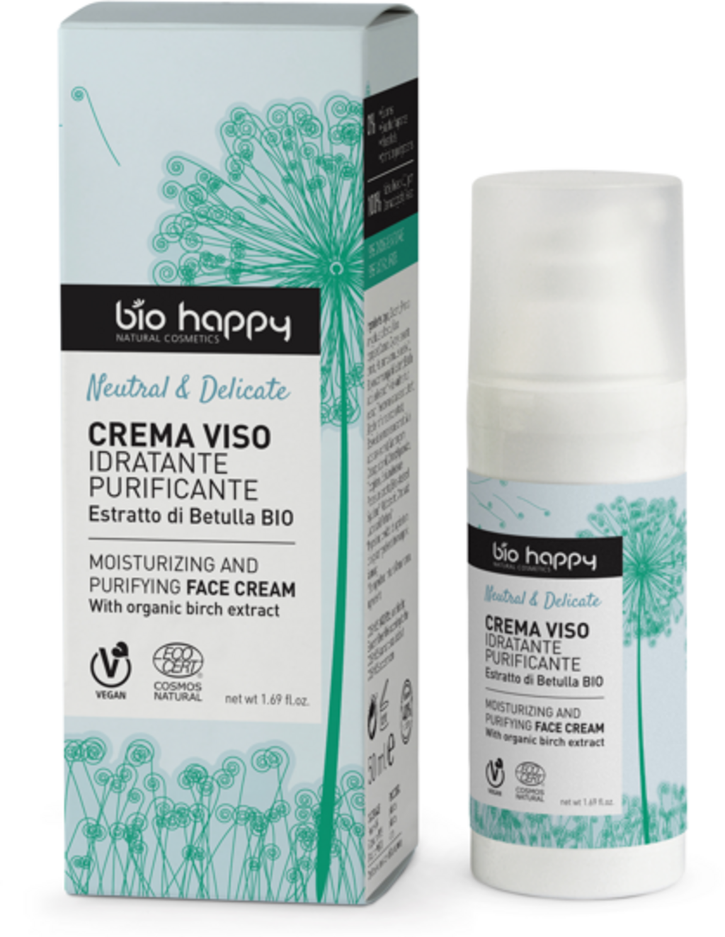 Bio Happy  Happy Juices Moisturizing & Purifying Face Cream, 50 ml