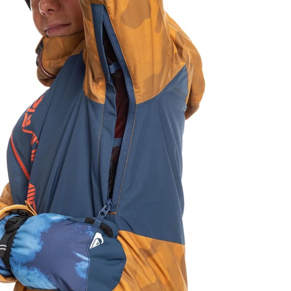 Veste de ski QUIKSILVER SIDE HIT YTH B SNJT BUCKTHORN BROWN FADE OUT CAMO