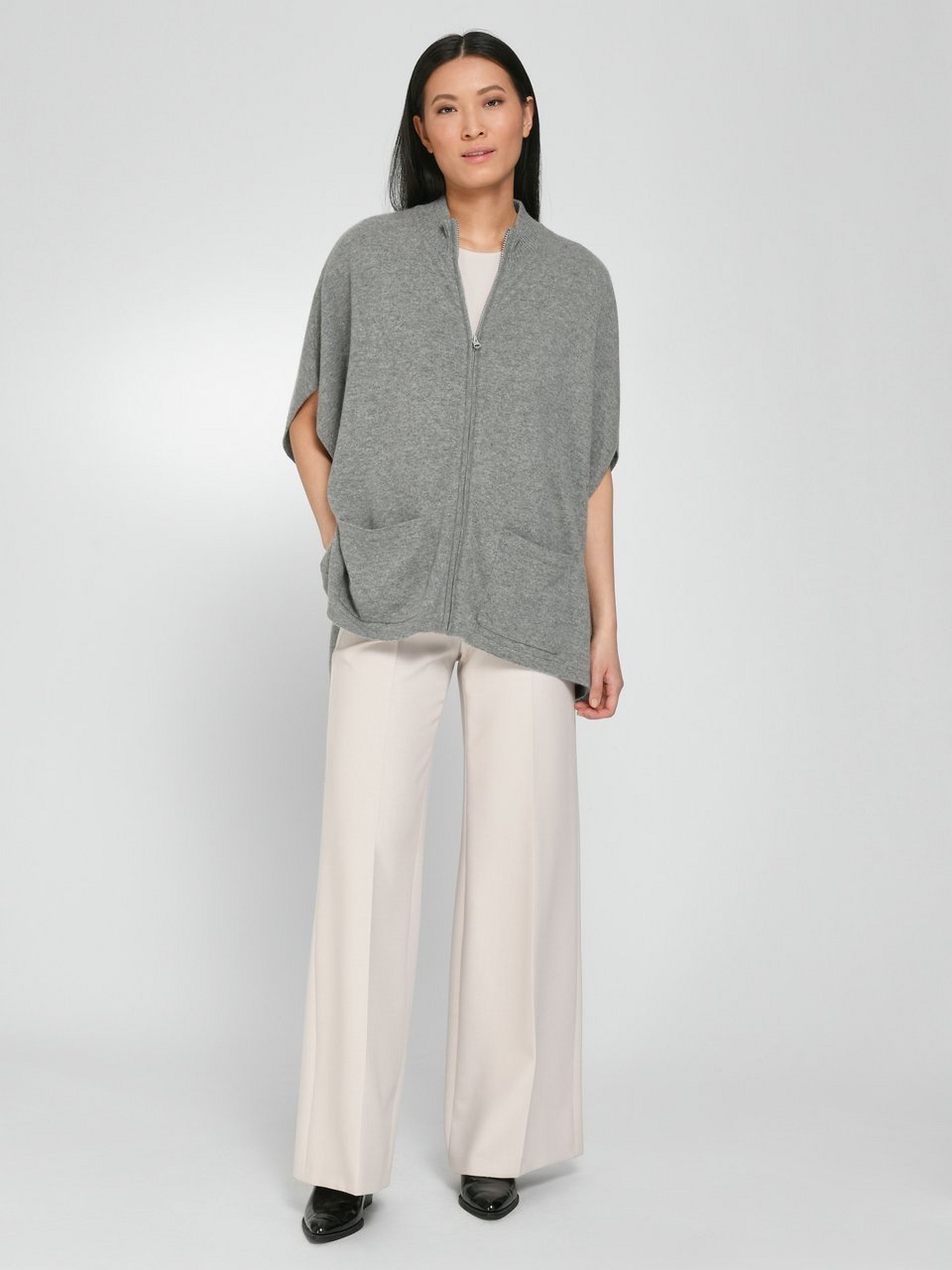 Strickcape aus 100% Premium-Kaschmir