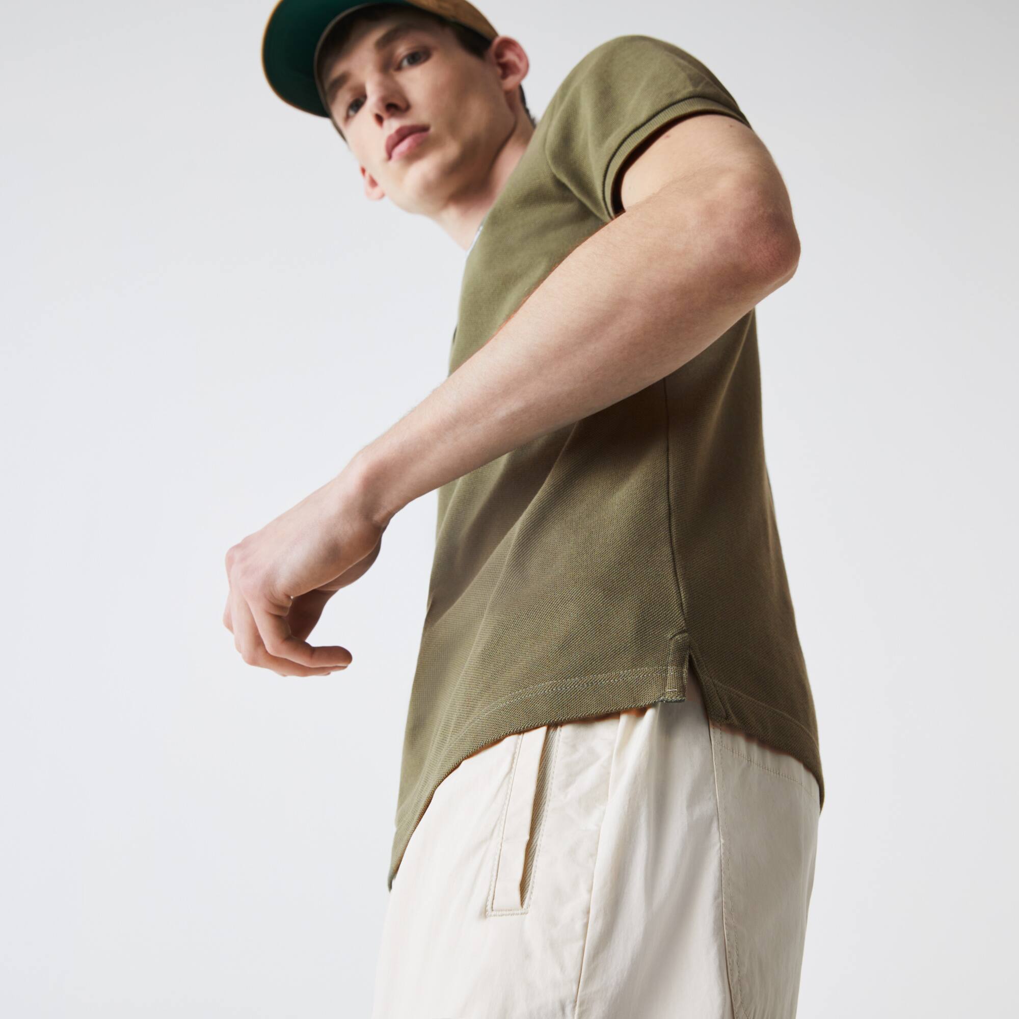 Original L.12.12 Poloshirt aus Petit Piqué Kurze Ärmel - Grün - Lacoste - Herren